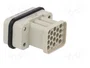 HARTING Han Q 17/0-M-c 10A Plantilla de contacto macho