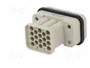 HARTING Han Q 17/0-M-c 10A Plantilla de contacto macho