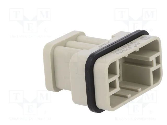 HARTING Han Q 17/0-M-c 10A Plantilla de contacto macho
