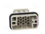 HARTING Han Q 17/0-M-c 10A Plantilla de contacto macho