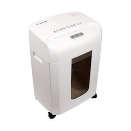 Olympia Aktenvernichter MC 408.2 - Trituradora de Papel de Microcorte, 8 Hojas, 16 L, 65 dB, Blanco