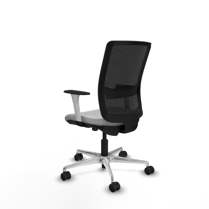 PIQUERAS Y CRESPO Silla de oficina Haches Gris claro y Negro PIQUERAS Y CRESPO Silla de oficina Haches Gris claro y Negro
