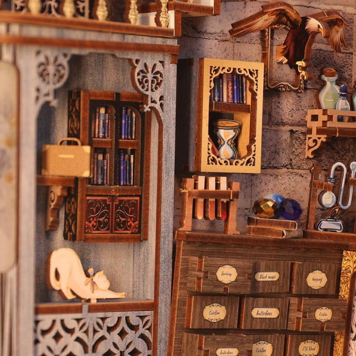 CuteBee Maqueta Book Nook Nebula Common Room