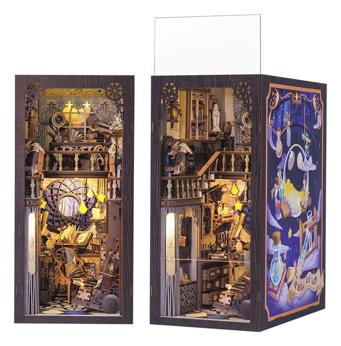 CuteBee Maqueta Book Nook Nebula Common Room