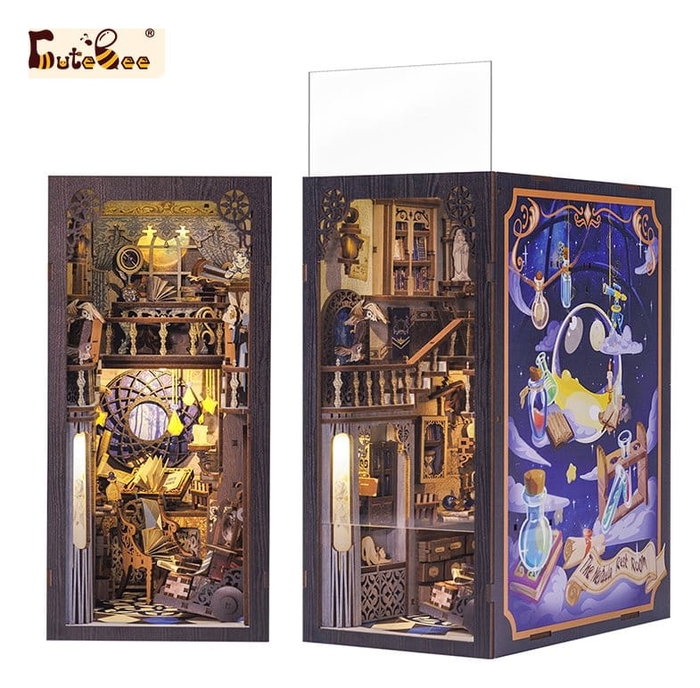 CuteBee Maqueta Book Nook Nebula Common Room