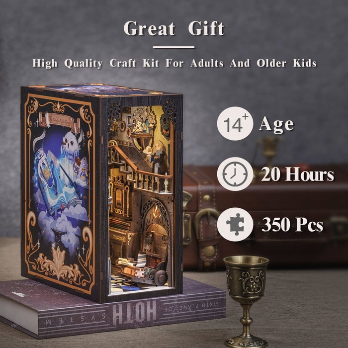 CuteBee Maqueta Book Nook Nebula Common Room