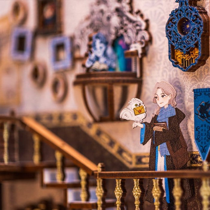 CuteBee Maqueta Book Nook Nebula Common Room