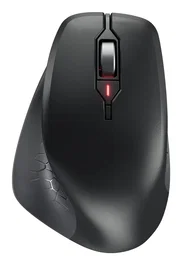 Cherry JW-8550-2 Ratón Óptico Inalámbrico RF 4000 DPI para Mano Derecha, Ergonomico, Negro/Gris, Receptor Nano USB