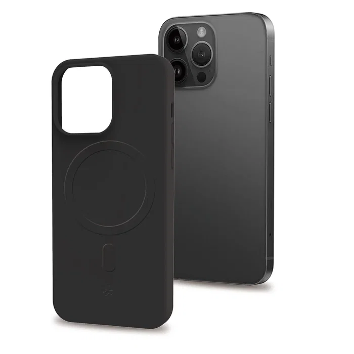 Celly CromoMag1053BK Funda para Apple iPhone 15 Pro Max 6.7" Negro