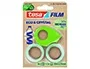Tesa Cinta Adhesiva Film Eco&cristal Transparente 10 m x 19 mm, 2 Unidades + Miniportarrollos, Para Embalar, Blister