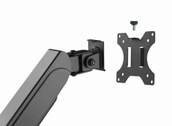 Gembird MA-DA3-01 Soporte para 3 Monitores Ajustable Negro