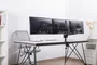Gembird MA-DA3-01 Soporte para 3 Monitores Ajustable Negro