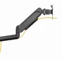 Gembird MA-DA3-01 Soporte para 3 Monitores Ajustable Negro