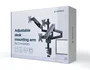 Gembird MA-DA3-01 Soporte para 3 Monitores Ajustable Negro