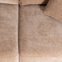 Sofá 2 Plazas Taupe Tejido-Madera 165 X 96 X 86 cm