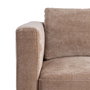 Sofá 2 Plazas Taupe Tejido-Madera 165 X 96 X 86 cm
