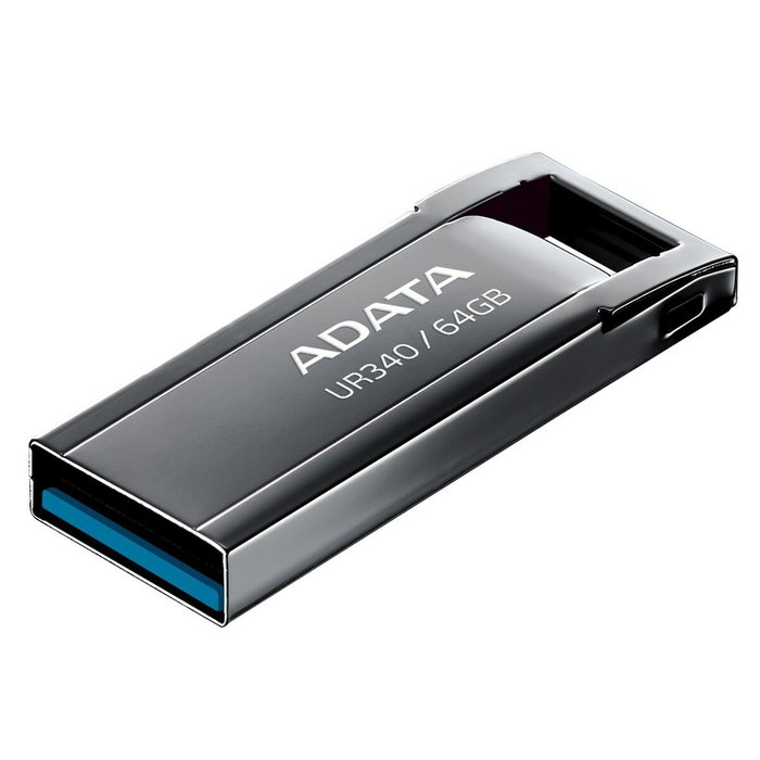 Adata UR340 64 GB USB 3.2 Gen 2 Negro Metal