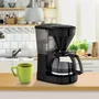 Melitta Easy II Cafetera de goteo con jarra de cristal, 10 tazas, Negro