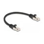 DeLOCK Cable de red RJ50 macho a RJ50 macho S/FTP 0,25 m Negro