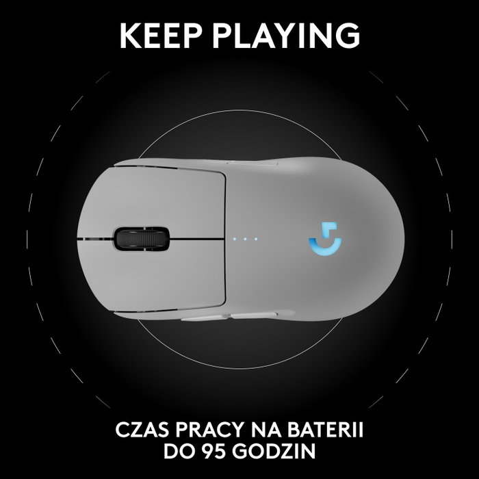 Logitech G Pro 2 Lightspeed Ratón Gaming Inalámbrico Blanco RGB 32000 DPI Logitech G Pro 2 Lightspeed Ratón Gaming Inalámbrico Blanco RGB 32000 DPI