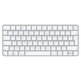 Apple Magic Keyboard con Touch ID, Tenkeyless, Inglés Británico, Plata y Blanco