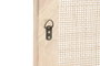 DKD Home Decor Cabecero de Cama Rubberwood y Ratán Natural 180x120 cm