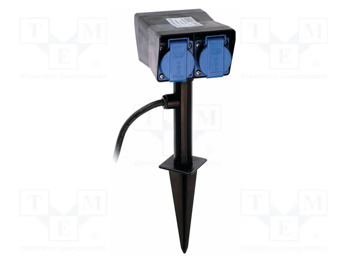 AS SCHWABE Prolongador de alimentación H07RN-F 3G1,5mm2 2m Negro AS SCHWABE Prolongador de alimentación H07RN-F 3G1,5mm2 2m Negro