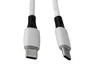 Q-connect Cable USB-C a USB-C PVC 1m Blanco