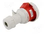 PAWBOL Conector de alimentación AC trifásico Hembra 32A 5 pines