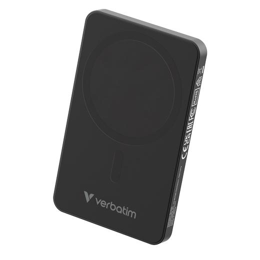 Verbatim Cargador Inalambrico Power Bank 5000 mAh con USB-C, Negro Verbatim Cargador Inalambrico Power Bank 5000 mAh con USB-C, Negro