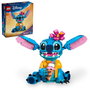 LEGO Disney Stitch 43249 - Set de Construcción de Personaje para Exponer con Orejas y Cabeza Móviles, Accesorios (Helado, Flor) - Juguete para Niños a Partir de 9 Años (730 Piezas)