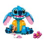 LEGO Disney Stitch 43249 - Set de Construcción de Personaje para Exponer con Orejas y Cabeza Móviles, Accesorios (Helado, Flor) - Juguete para Niños a Partir de 9 Años (730 Piezas)