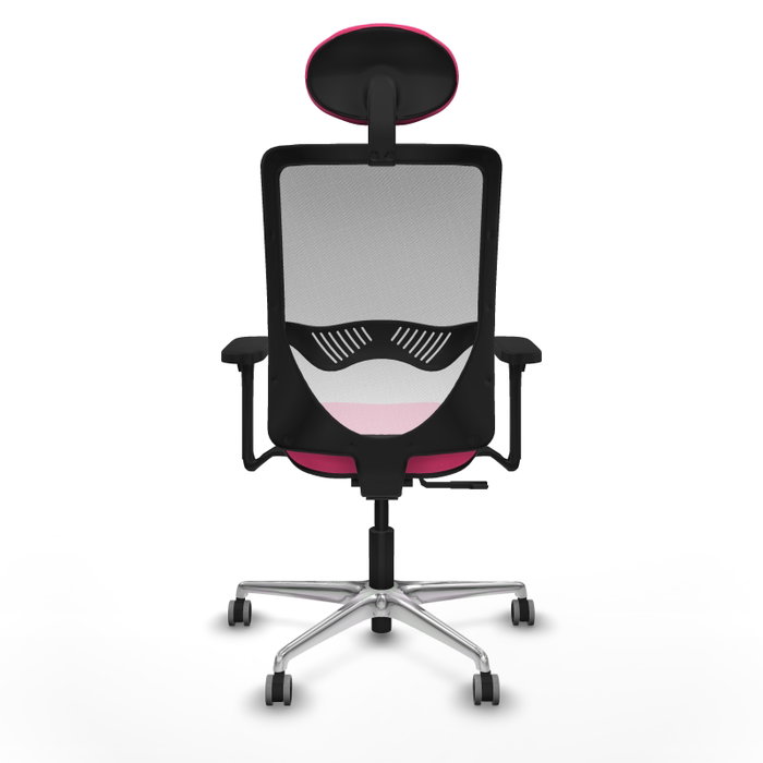 PIQUERAS Y CRESPO Silla de oficina Zulema Rosa y Blanco PIQUERAS Y CRESPO Silla de oficina Zulema Rosa y Blanco