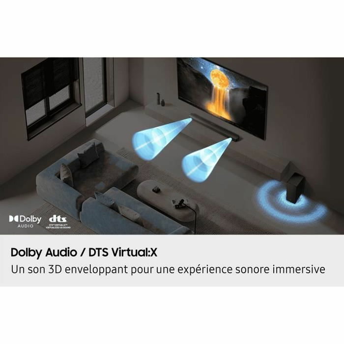 Samsung Barra de sonido HW-B66CF/XE de 3.1 canales con Subwoofer inalámbrico de 6.5'' Samsung Barra de sonido HW-B66CF/XE de 3.1 canales con Subwoofer inalámbrico de 6.5''