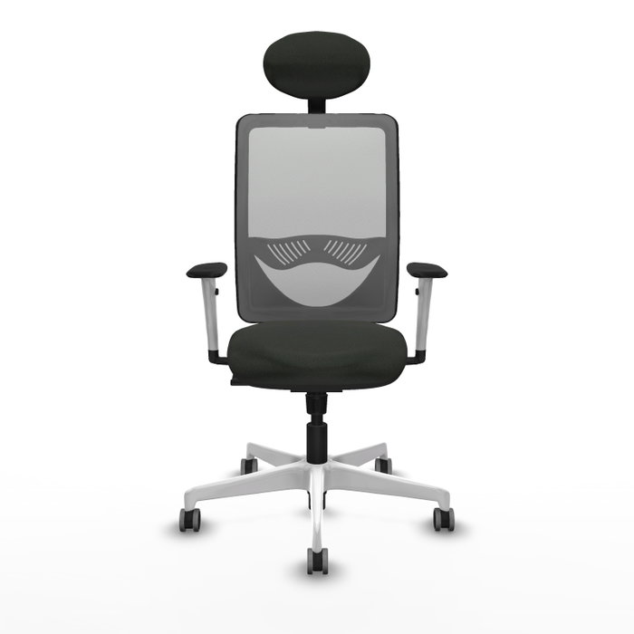 PIQUERAS Y CRESPO Silla de oficina Zulema con mecanismo Sincro, Negro y Gris PIQUERAS Y CRESPO Silla de oficina Zulema con mecanismo Sincro, Negro y Gris