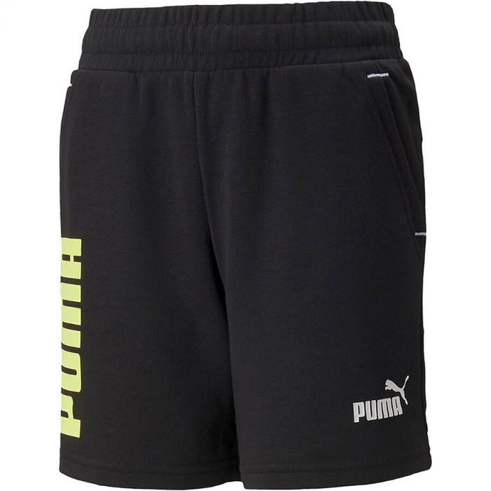 Pantalón Corto Deportivo Puma Power Shorts Kids Negro Pantalón Corto Deportivo Puma Power Shorts Kids Negro