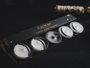 DKD Home Decor Set de 5 Velas Black Magic Negro