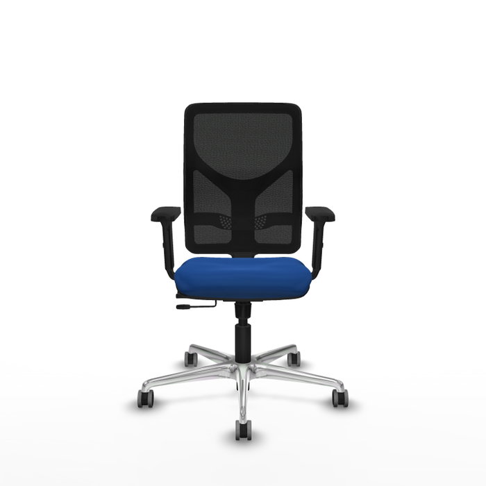 PIQUERAS Y CRESPO Silla de oficina Motilla Azul y Negro con mecanismo Sincro/Traslack PIQUERAS Y CRESPO Silla de oficina Motilla Azul y Negro con mecanismo Sincro/Traslack