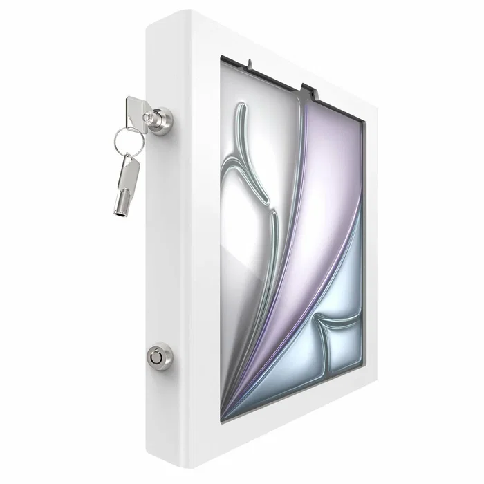 Compulocks 333W13APXW Soporte de Seguridad para Tableta para Apple iPad Air M2 13" 2024, Aluminio, Blanco, 33 cm