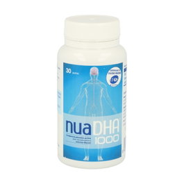 Nua DHA 1000mg Complemento Alimenticio Omega-3 Ácido Docosahexaenoico 30 Cápsulas