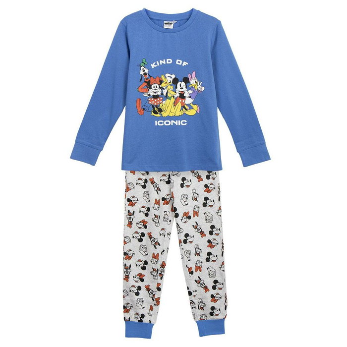 Cerdá Pijama Largo Single Jersey Mickey - 6 Años - Azul Cerdá Pijama Largo Single Jersey Mickey - 6 Años - Azul
