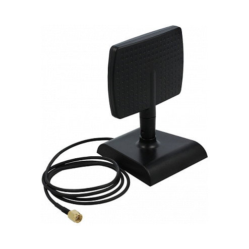 DeLOCK Antena WiFi 6 RP-SMA Macho, Direccional 4-6 dBi con Base Magnética Articulada, 2.4/5 GHz, IEEE 802.11ax, para WLAN, Negro DeLOCK Antena WiFi 6 RP-SMA Macho, Direccional 4-6 dBi con Base Magnética Articulada, 2.4/5 GHz, IEEE 802.11ax, para WLAN, Negro