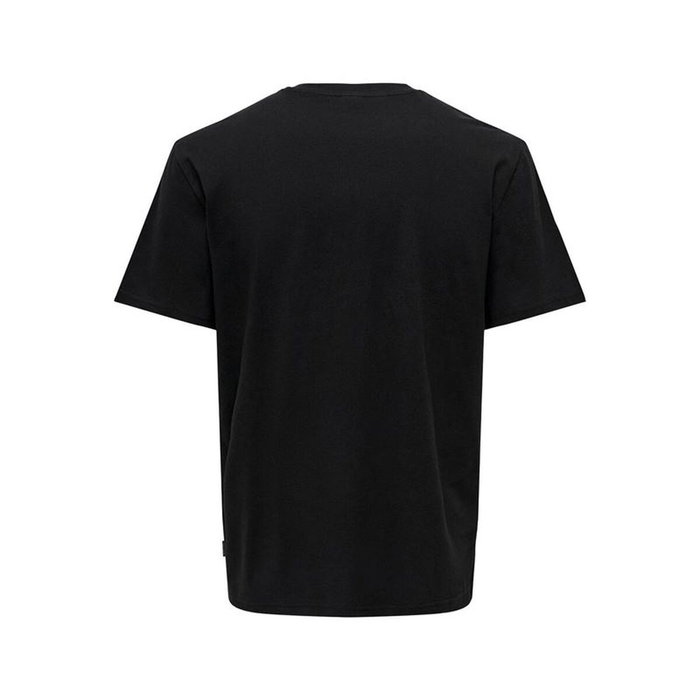 Camiseta de Manga Corta Hombre Only & Sons Onskolton Reg Beach Negro Camiseta de Manga Corta Hombre Only & Sons Onskolton Reg Beach Negro