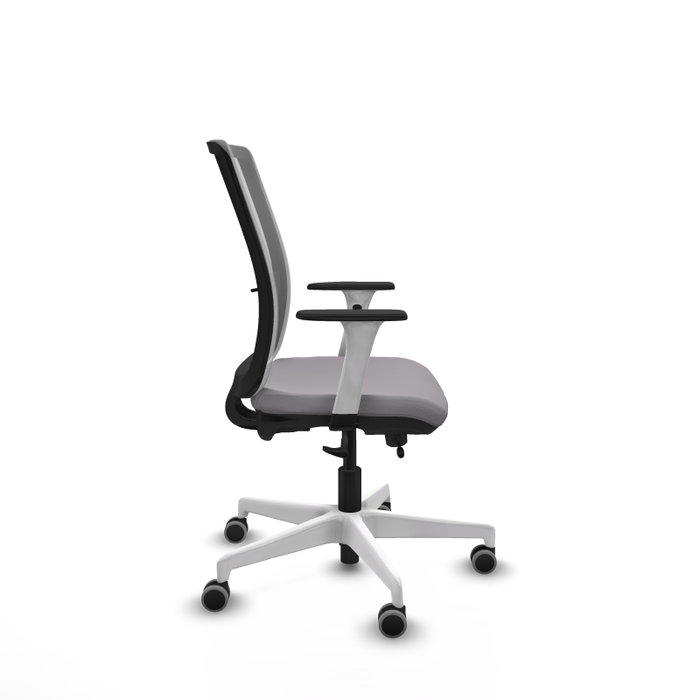 PIQUERAS Y CRESPO Silla de oficina Haches Gris con mecanismo Sincro/Traslack