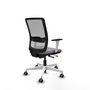 PIQUERAS Y CRESPO Silla de oficina Haches Gris con mecanismo Sincro/Traslack