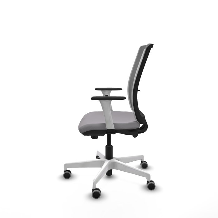 PIQUERAS Y CRESPO Silla de oficina Haches Gris con mecanismo Sincro/Traslack