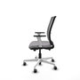 PIQUERAS Y CRESPO Silla de oficina Haches Gris con mecanismo Sincro/Traslack