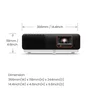 BenQ X500i Proyector de corto alcance 4K UHD 2200 lúmenes ANSI Blanco y Negro