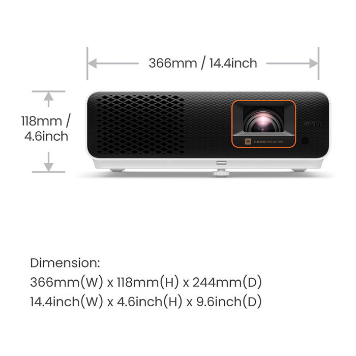 BenQ X500i Proyector de corto alcance UHD 4K LED