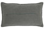 DKD Home Decor Set de 2 Cojines de Poliéster 50x30x30 cm, Surtido Gris Oscuro y Verde